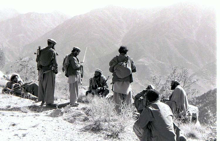 Tari Sar observation post before mortar attack on Shigal Tarna garrison, Kunar, 1987
